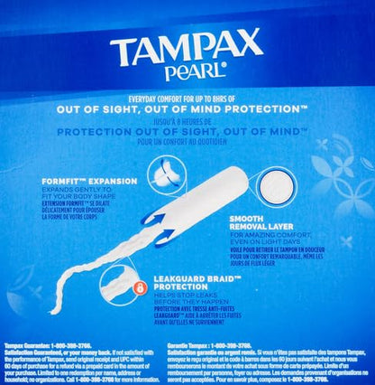 Tampax Pearl Plastic Tampons, Light Absorbency, Unscented, 36 Count (Pack of 2) (72 Total Count) Procter & GambleBuy Supplements Australia