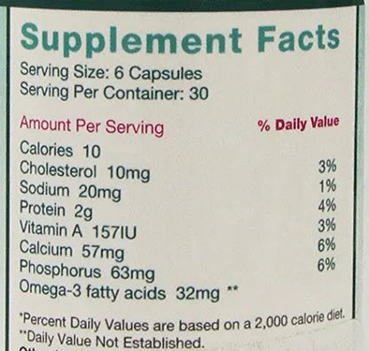 Seacure 180 Capsules Proper NutritionBuy Supplements Australia