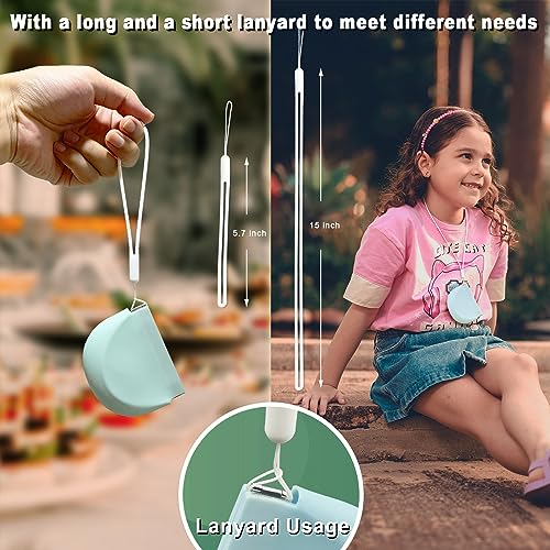 2 Pack Silicone Retainer Case with Lanyard Soft Slim Cute Aligner Case Holder Dental Thin onbuwwsBuy Supplements Australia