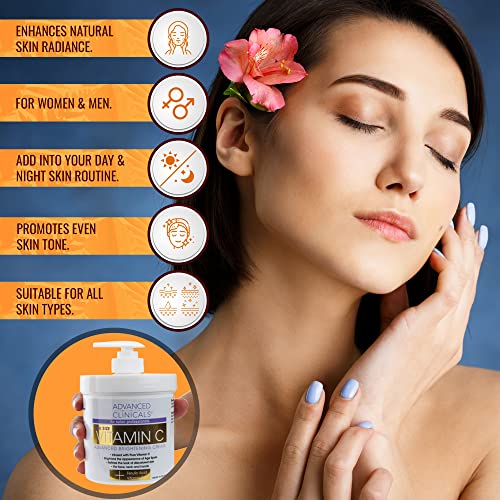 Advanced Clinicals Vitamin C Cream. Advanced Brightening Cream. Anti-aging cream Advanced ClinicalsBuy Supplements Australia