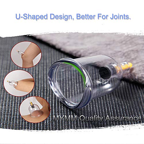 MYMM 12 Cupping Cups Sets Biomagnetic Traditional Professional Chinese Therapy Massage MYMMBuy Supplements Australia
