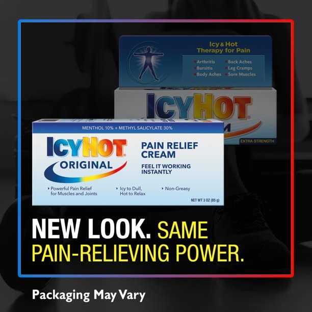 ICY HOT Pain Relieving Cream Extra Strength 3 oz ( Packs of 5) Icy HotBuy Supplements Australia