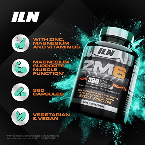 ZM6 - High Strength Zinc Magnesium Supplement - Zinc & Magnesium for Muscle Function Iron Labs NutritionBuy Supplements Australia