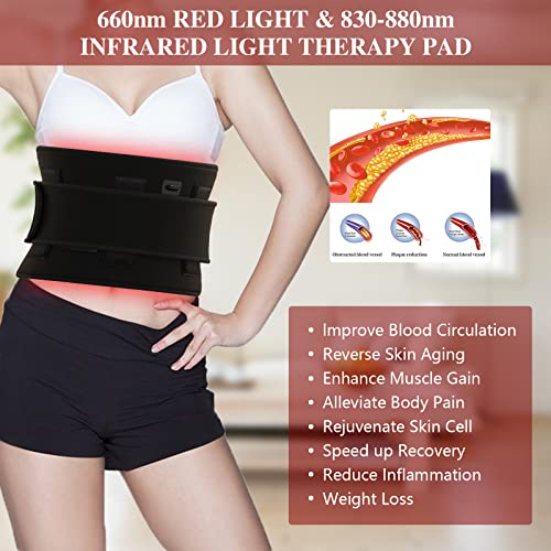 Red Light Therapy Belt, Infrared Light Therapy Wrap Red Light Therapy Device for Body, Pain Relief JitesyBuy Supplements Australia