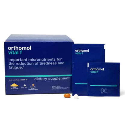 Orthomol Vital F Powder & Tablet Packet, Women's Multivitamin, 30-Day Supply, Vitamins A, B, C, D, E, K, Calcium, Iodine, Omega-3… Orthomol