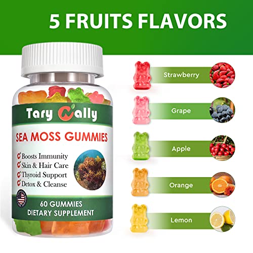 Tary Nally Sea Moss Gummies, Organic Irish Sea Moss Gummies for Adults & Kids Tary NallyBuy Supplements Australia