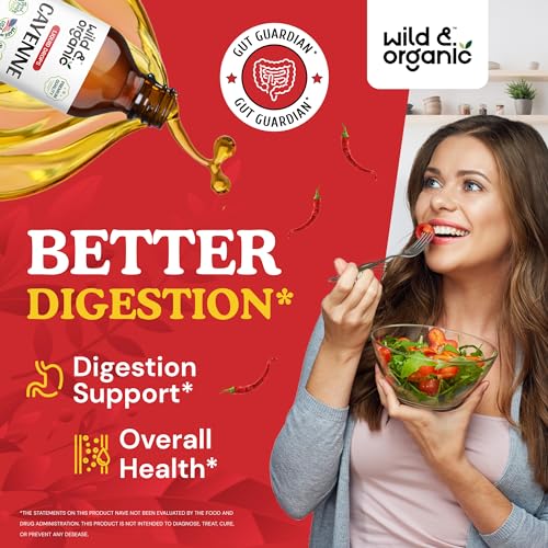 Cayenne Pepper Supplements - Organic Cayenne Pepper Tincture - Cayenne Pepper Liquid Wild & OrganicBuy Supplements Australia