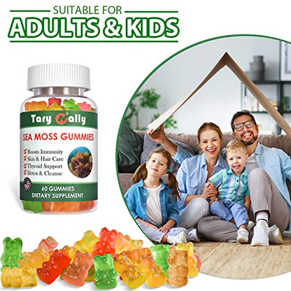 Tary Nally Sea Moss Gummies, Organic Irish Sea Moss Gummies for Adults & Kids Tary NallyBuy Supplements Australia
