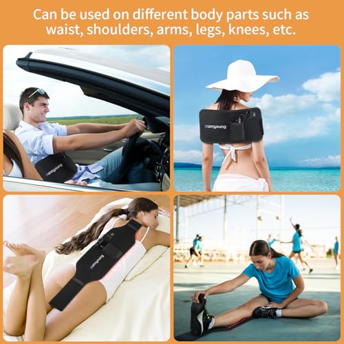 SUNNYOUNG Red Light Therapy Belt, Infrared Light Therapy Wrap Muscle Relaxing Belt with 120 LED Lights sunnyoungBuy Supplements Australia