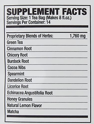 Rapid Fire Slim Tea 14 Day Herbal Teatox, Blend of Natural Herbs and Botanicals, Supports Healthy SNSBuy Supplements Australia