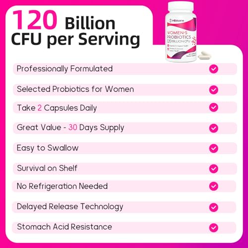 120 Billion CFU Probiotic - Menopause Support Probiotics for Women, 13-in-1 Natural NegimaBuy Supplements Australia