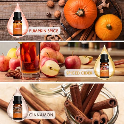 Autumn Fragrance Oil Set, Premium Fall Essential Oils for Diffuser and Candle Making -Cinnamon ARVIDSSONBuy Supplements Australia