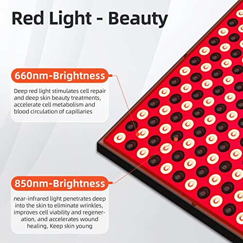 TherapSky Red Light Therapy Device 45W LED Red Infrared Light Therapy Lamp w/Remote Control and Timer therapskyBuy Supplements Australia
