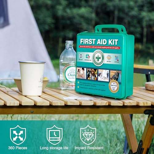 General Medi 360 Pieces Hardcase First Aid Kit - Comprehensive Large First Aid Box General MediBuy Supplements Australia