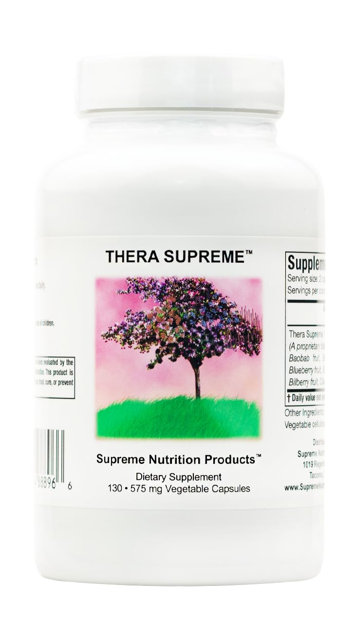 Supreme Nutrition Thera Supreme, 130 Pure Herbal Combination Vegetarian Capsules Supreme Nutrition ProductsBuy Supplements Australia