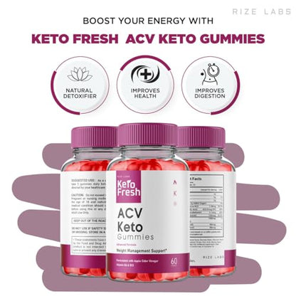 (3 Pack) Keto Fresh ACV Gummies, Keto Fresh ACV Gummies for Advanced Weight Loss rize labsBuy Supplements Australia