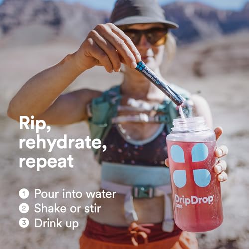 DripDrop Hydration - Electrolyte Powder Packets - Watermelon, Berry, Orange, Lemon DripDropBuy Supplements Australia