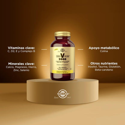 Solgar Formula VM-2000 (Multinutrient System), 180 Tablets - Premium Quality Multiple - Contains Zinc - Supports A Healthy Immune System - Vegan, Dairy Free, Kosher - 90 Servings SolgarBuy Supplements Australia