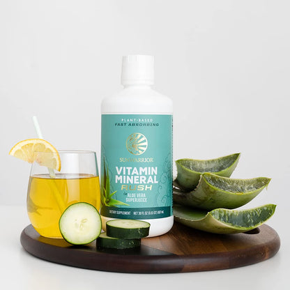 Sunwarrior Liquid Multivitamin Supplements & Minerals Vegan Plant-Based with Aloe Vera for Men and Women | Energy & Immune Support Gluten Sugar Dairy Free | 30 Fl Oz SunwarriorBuy Supplements Australia
