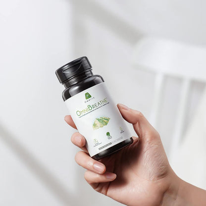 OmniBreathe for Lung Cleanse Detox Respiratory Wellness - Help Reduce Mucus & Cough for All Kinds OmniteBuy Supplements Australia