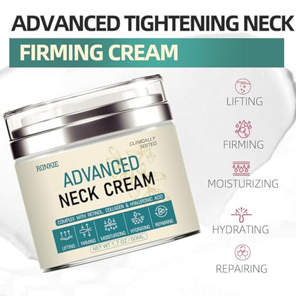 Neck Cream for Tightening Firming: Instant Face Lift Cream - Wrinkle Cream for Women RONKIEBuy Supplements Australia