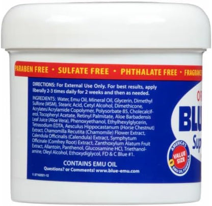 Blue Emu Cream, 1 Pack 12 oz BLUE-EMUBuy Supplements Australia