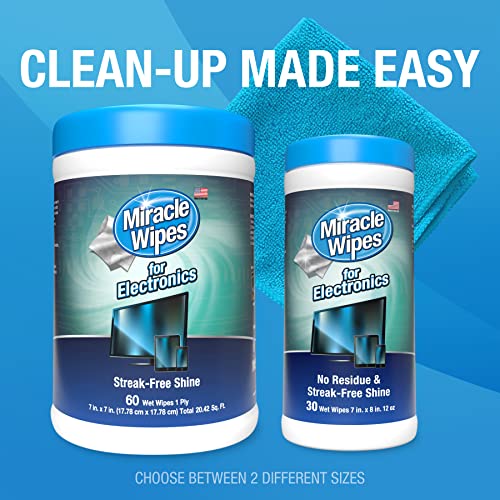 MiracleWipes for Electronics Cleaning - Screen Wipes Designed for TV, Phones, Monitors Miracle BrandsBuy Supplements Australia