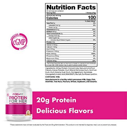 FoxyFit Protein for Her, Caramel Mocha Whey Protein Powder with CLA and Biotin FoxyFitBuy Supplements Australia