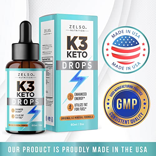 K3 Keto Drops for Weight Loss - Fat Burner & Metabolism Booster | Advanced Keto Carb ZELSOBuy Supplements Australia