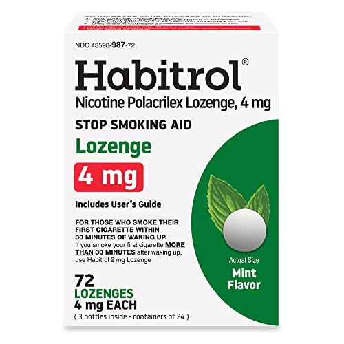 Habitrol Nicotine Lozenges 4 mg Mint Flavor - 72 Count – Stop Smoking Aid HabitrolBuy Supplements Australia