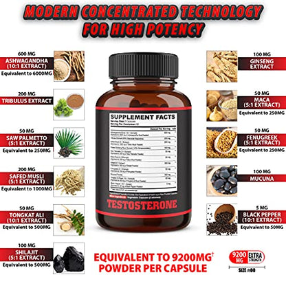 agobi Herbal Test Support for Male Supplement - Support Efficiency, Speed, Strength agobiBuy Supplements Australia