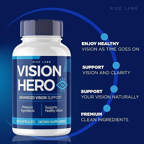 (5 Pack) Vision Hero Capsules - Vision Hero Eye Health Supplement for Healthy rize labsBuy Supplements Australia