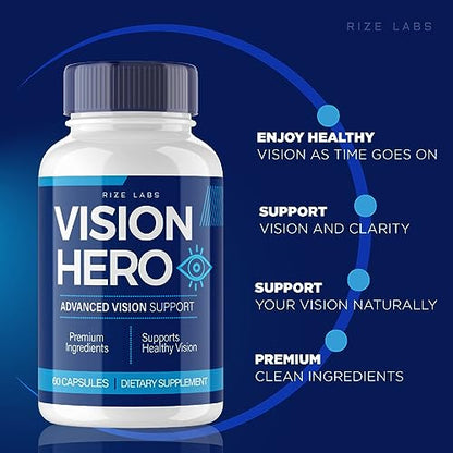 (5 Pack) Vision Hero Capsules - Vision Hero Eye Health Supplement for Healthy rize labsBuy Supplements Australia