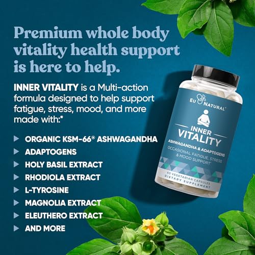 Eu Natural Vitality Cortisol Manager – Fight Fatigue, Feel Calm & Balanced – Healthy Cortisol Eu NaturalBuy Supplements Australia