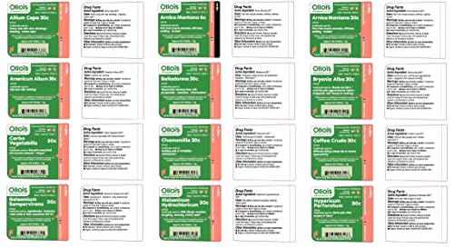 OLLOIS Homeopathy 20-Remedy Starter Kit (Organic & Lactose-Free OLLOÏSBuy Supplements Australia