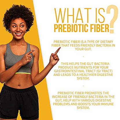 GOBIOTIX Fiber Supplement - Prebiotic Soluble Fiber Powder, Supports Gut Health GOBIOTIXBuy Supplements Australia