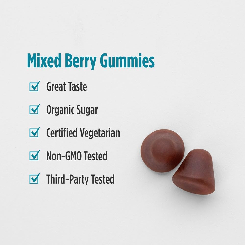 Nordic Naturals Stress Relief Gummies, Mixed Berry, 40 Gummy Supplements, Supports Daily Mood and Immune System Health, Non-GMO, Vegetarian, 20 Servings Nordic NaturalsBuy Supplements Australia