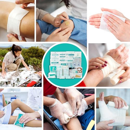 General Medi 160 Piece First Aid Kit Bag Refill Kit - Includes Eyewash, Instant Cold Pack General MediBuy Supplements Australia