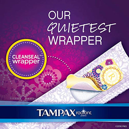 Tampax 29936 Radiant Tampons Regular Super, 84 Count (Pack of 1) TampaxBuy Supplements Australia