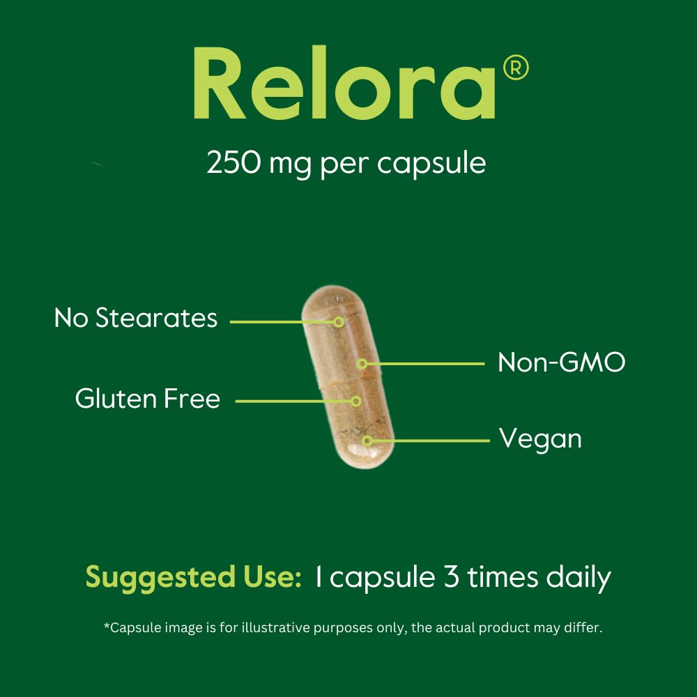BESTVITE Filler-Free Relora 250mg (240 Vegetarian Capsules) (120 x 2) – Clinically Researched – No Stearates – Vegan – No Fillers – Supports the Management of Occasional Stress* BESTVITEBuy Supplements Australia