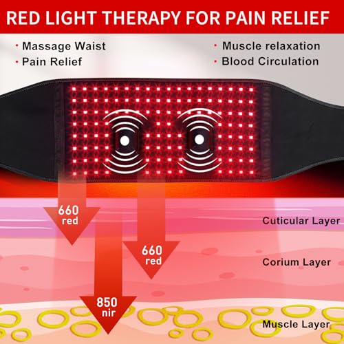 TUOYR Cordless Red Light Therapy Belt for Back Pain Relief with 10000mAH Power Bank TUOYRBuy Supplements Australia