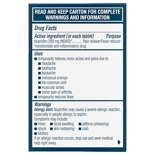 Advil Pain Reliever and Fever Reducer, Ibuprofen 200mg for Pain Relief - 24 Coated Tablets AdvilBuy Supplements Australia