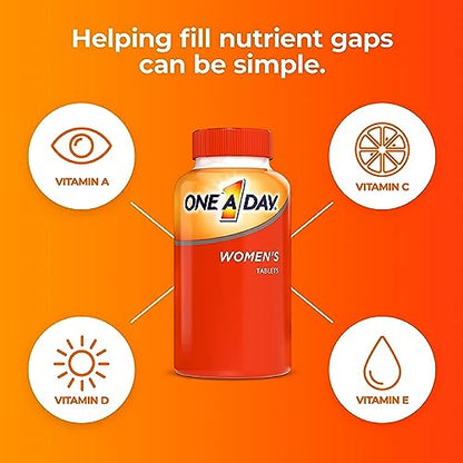 ONE A DAY Womens Complete Daily Multivitamin with Vitamin A, B , C, D, and E, Calcium ONE A DAYBuy Supplements Australia