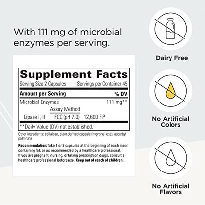 Integrative Therapeutics Lipase Concentrate-HP-Gut Enzyme Supplement for Men and Women Integrative TherapeuticsBuy Supplements Australia