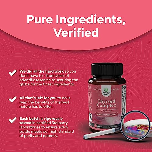 Advanced Thyroid Support for Women with Ashwagandha - Adaptogenic Thyroid Supplement Natures CraftBuy Supplements Australia