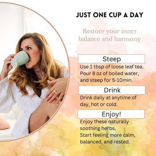 Menopause Tea for Cooling, Hormonal Balance, Relief from Hot Flashes, Night Sweats PCOS Herbal TeaBuy Supplements Australia