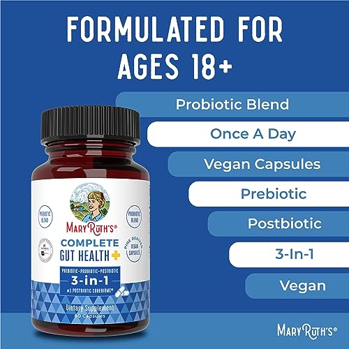 MaryRuth's 3-in-1 Probiotics for Complete Gut Health | Gut Health Supplement for Women MaryRuth OrganicsBuy Supplements Australia