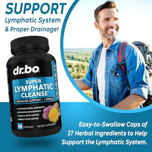 Lymphatic Support Herbal Supplement with Echinacea & Ginger - For Lymph Drainage & Detox DR. BOBuy Supplements Australia